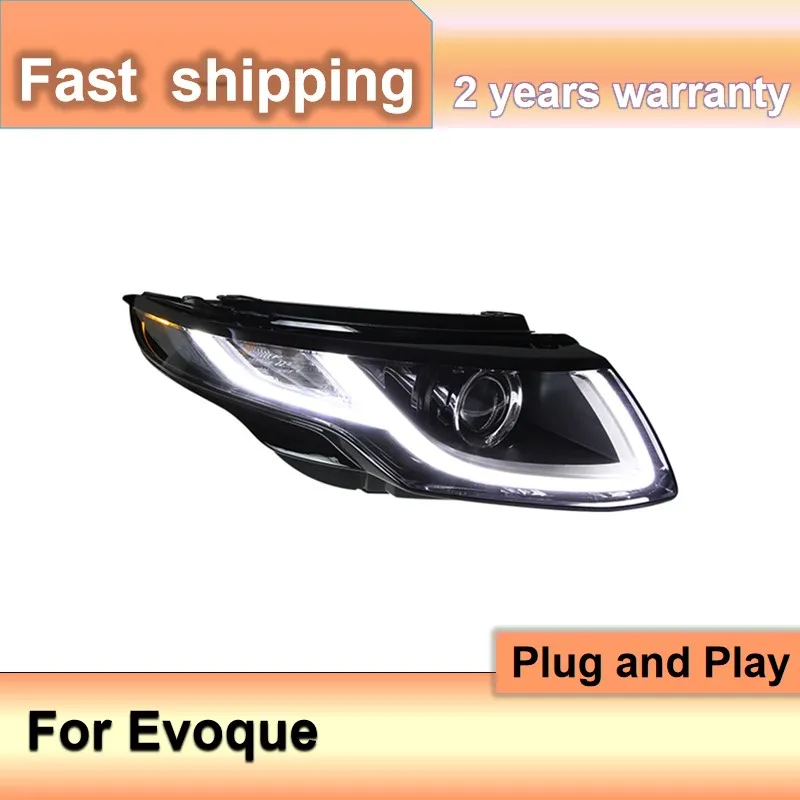 

Car Styling for Range Rover Evoque Head Lamp 2013-2019 Evoque LED Headlight Range Rover Head Lights LED DRL Turn Signal