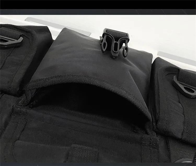 Wysokiej jakości nylonowa torba na klatkę piersiową dla mężczyzn 2022 Hip Hop Unisex kamizelka sportowa wielofunkcyjna torba na klatkę piersiową torba męska Streetwear