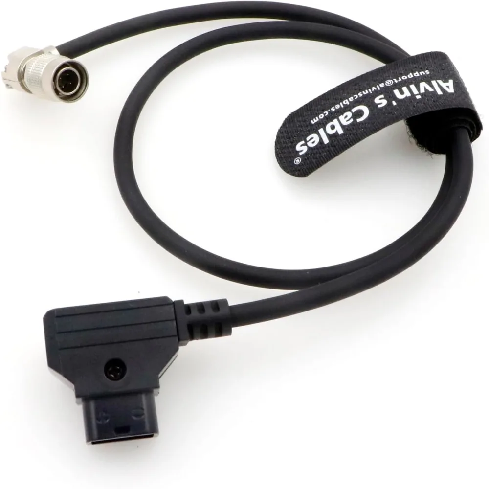 

Alvin’s Cables Rotatable Right Angle Hirose 4 Pin Male to D-tap Power Cable for Sound Devices F4 F8 F8N Recorder 50cm/19.7in