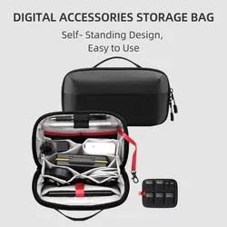 Tech Pouch Organizer Case Portable Storage Bag Gadget Bag for Travel