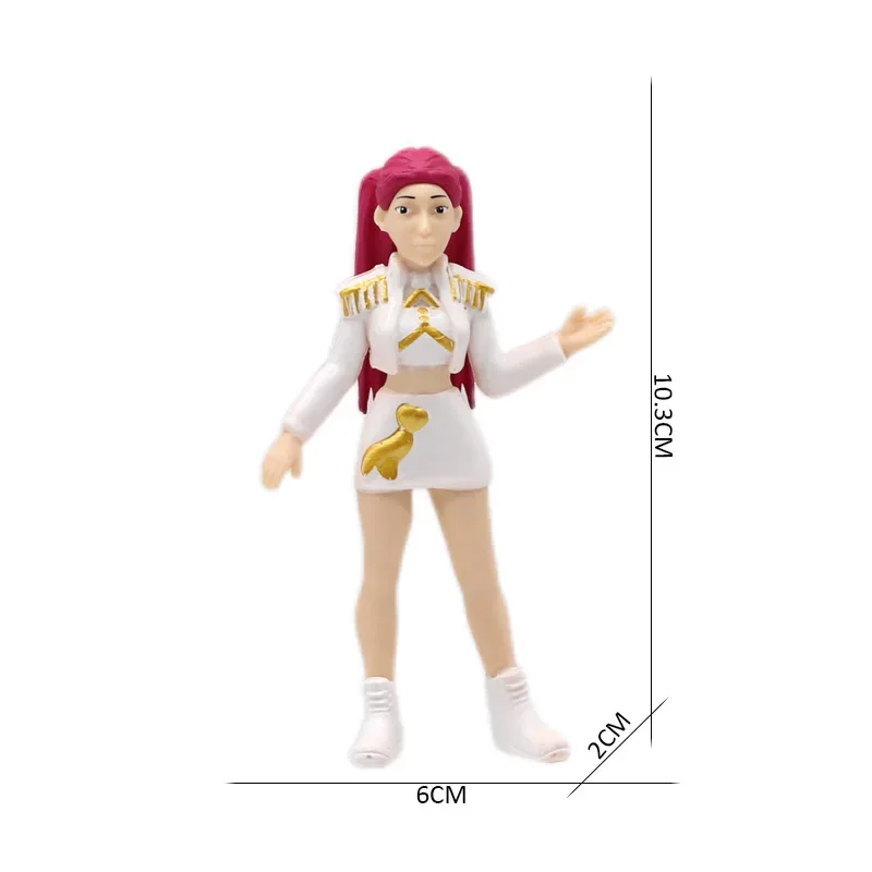12pcs Kpop Demon Hunters blind box Figure Toy Derpys Tiger Rumi Mira Zoey Sussy Figurine Doll For Fans Christmas birthday Gift