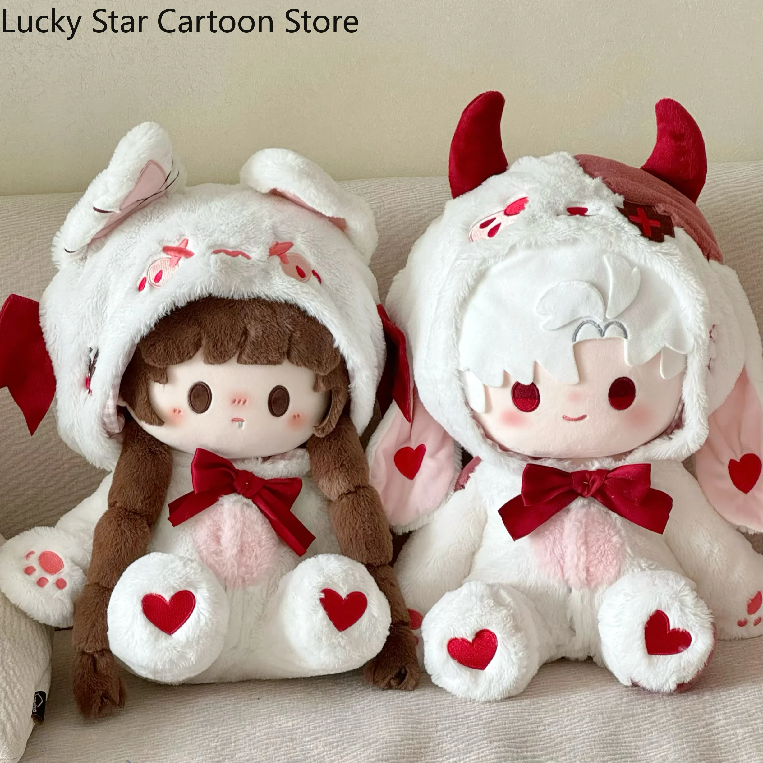 愛と宇宙深部悪魔ウサギ漫画服フィット 35 センチメートル 40 センチメートルボディドレスアップボディスーツ服コスプレかわいいハロウィンギフト