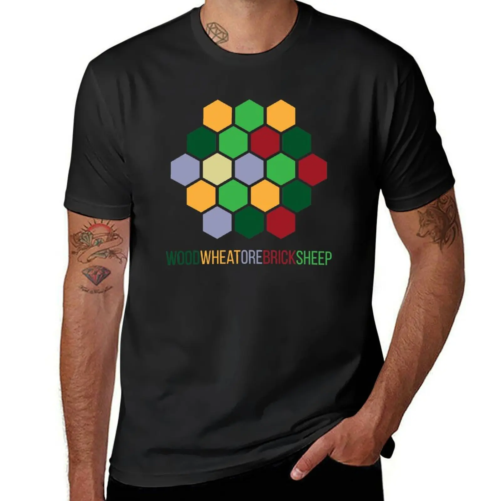 Settlers Resource Board Game T-shirt sublime customs design your own hippie clothes sweat shirts, men