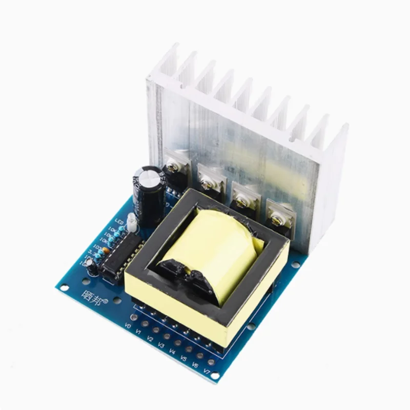 Dc 12v para ac 220v 380v 420v 500w 1000w inversor boost step-up placa transformador módulo conversor de carro de energia módulo de alta frequência