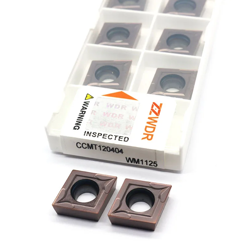 Imagem -02 - Carbide Insere Interna Torneamento Ferramenta Cnc Ccmt 120404 Multicolor Corte Torno Ferramentas Alta Qualidade Ccmt120404 Wm1125