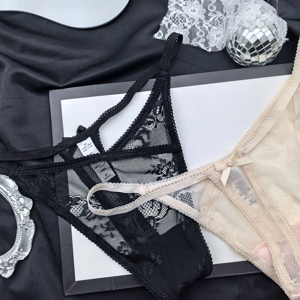 

Panties For Women Quick Dry Underwear Lace Panties Floral Lingerie Sexy Thongs Simple And Elegant Briefs Trunks Underpants