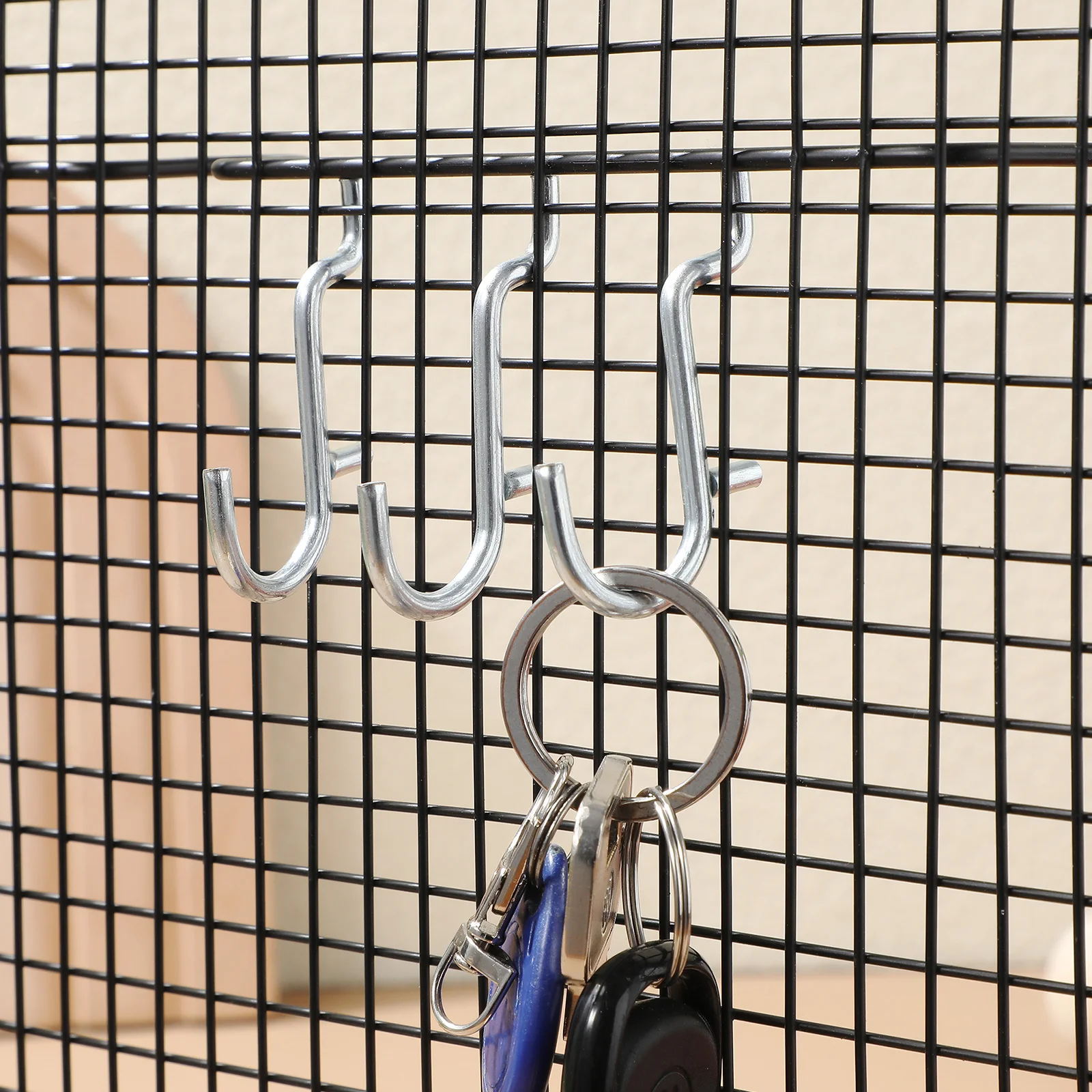 

20Pcs Metal Pegboard Hooks Heavy Duty Small Utility Hangers for Garage Tools Keys Organizer Pegboard Hooks Keys Hanger