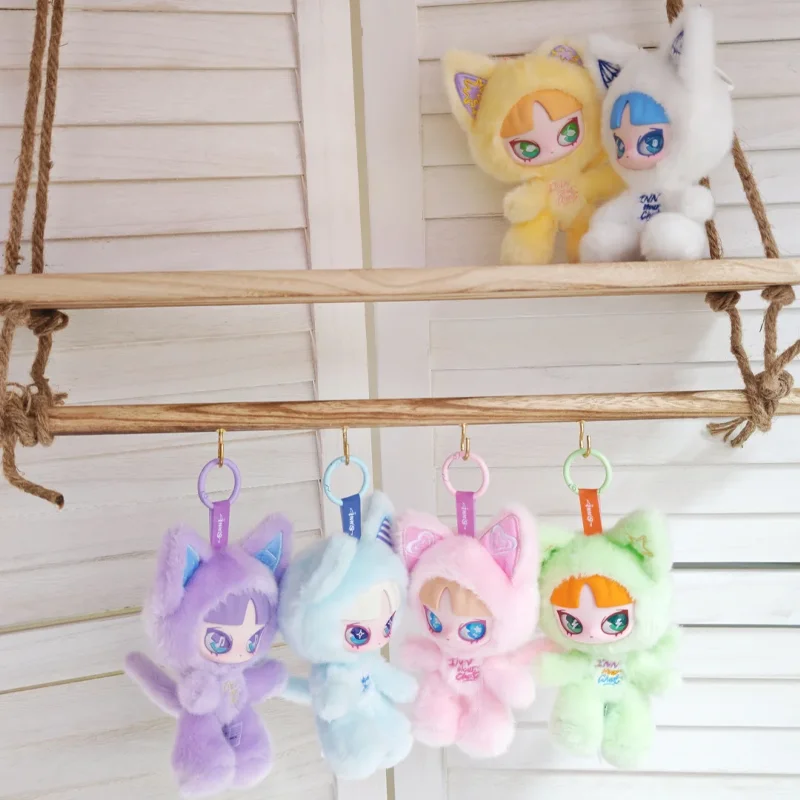 INN القط نزل الدردشة الخاصة بك الفينيل أفخم صندوق أعمى العصرية لعبة حقيبة قلادة لطيف دمية سطح المكتب زخرفة صندوق غامض فتاة مفاجأة هدية