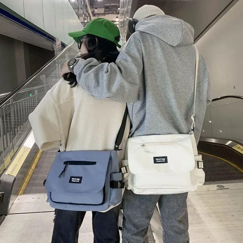 Crossbody Bags Large Capacity Sling Shoulder bags Canvas School Bag for Men Messenger bag bolsos de hombre bolsa masculina sac