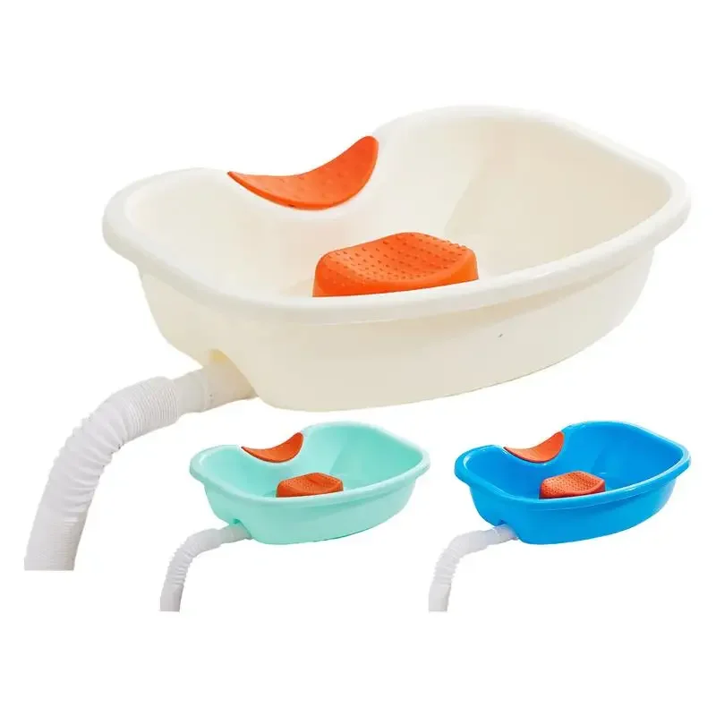 Portable Shampoo Bowl for Bedside Hair Washing, Hair Cuts and Coloring for the Elderly, Bedridden and Handicapped ShampooTray