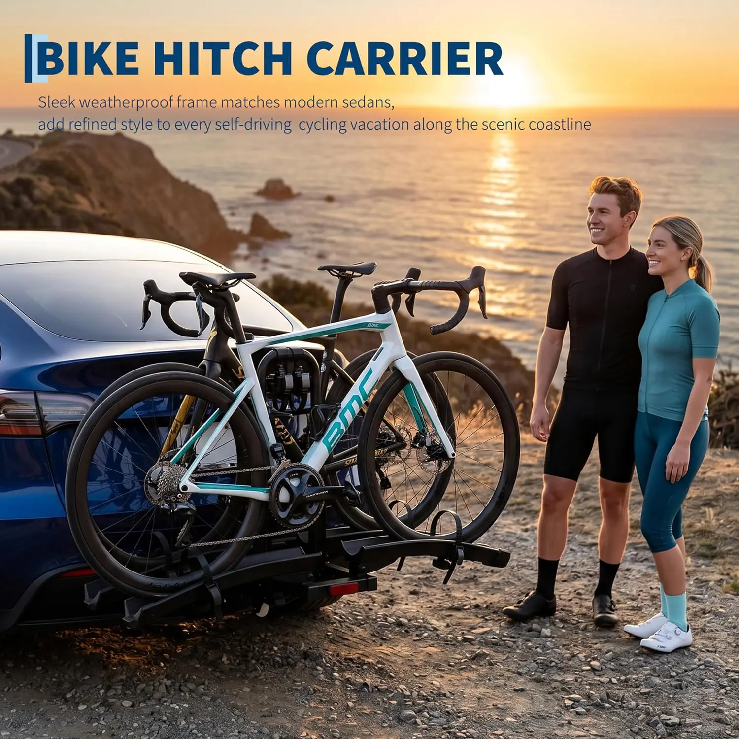 2-Bike Hitch E-Bike Rack 2