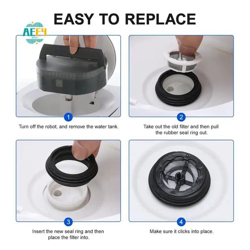 

AEE4-сменный фильтр резервуара для воды для Irobot Braava Jet M6 (6110) (6012) (6112) (6113) запасные части для робота-швабры 4650144