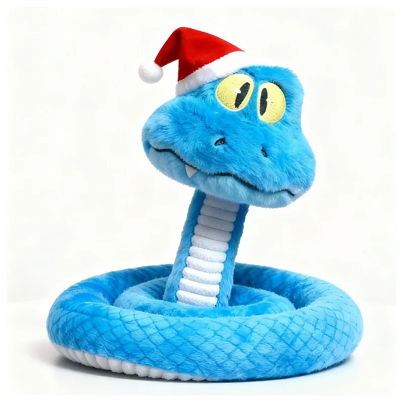 Jouet de poupée serpent Gary bleu de Zootopia, Animal en peluche, cadeau de noël qui peut être moulé en différentes formes