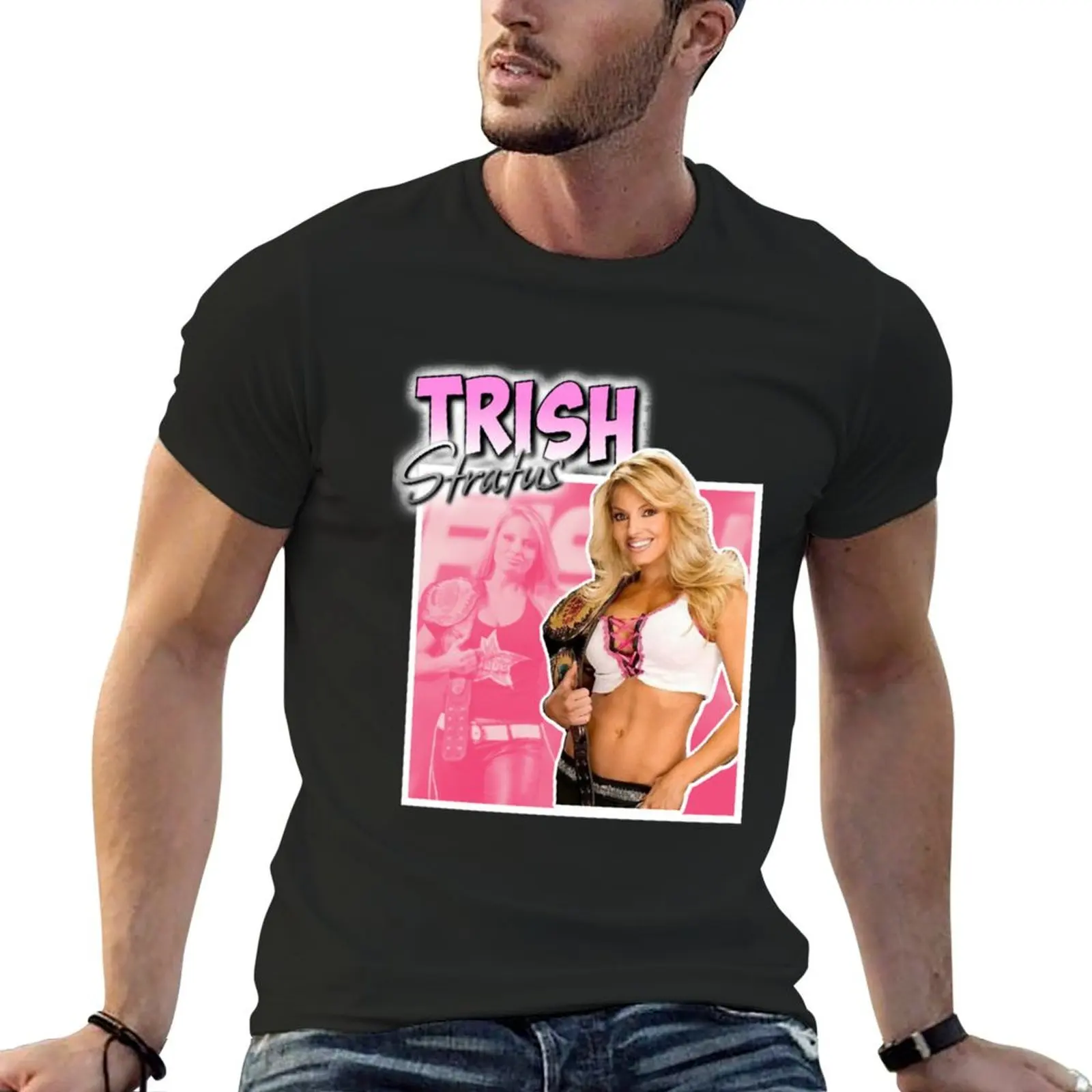 Aj Lee Trish Stratus T-Shirt Blouse tops vintage clothes mens clothing