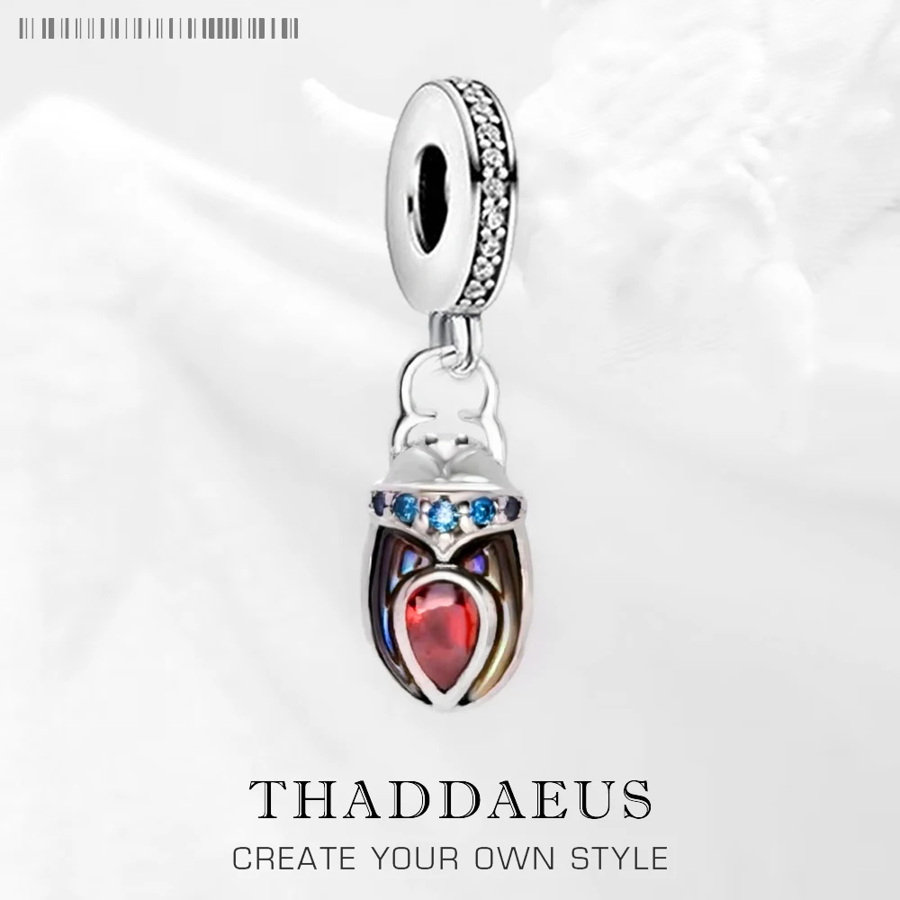 

Подвеска в виде жука для женщин и мужчин, Новый Винтажный кулон из стерлингового серебра 925 пробы на лето