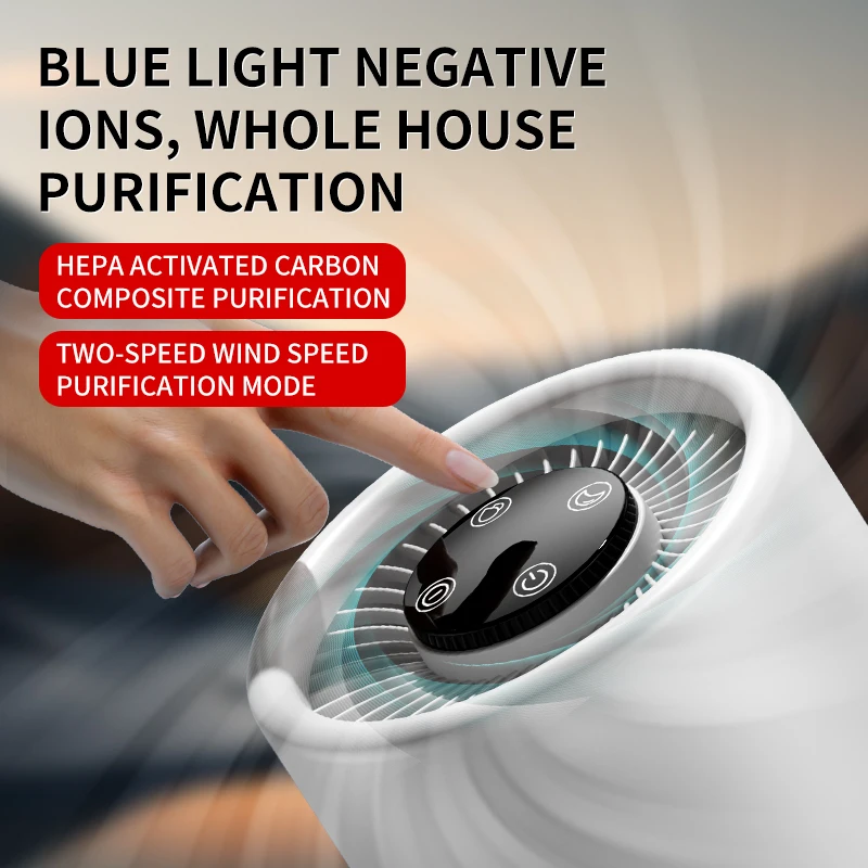 Smart Touch Screen Air Purifier With Fragrance Function High Purification Efficiency