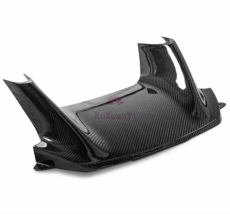 

OEM Style Dry All Carbon Fiber Front Rod Center Lip Front air Port Decoration for Ferrari SF90 2020-2022