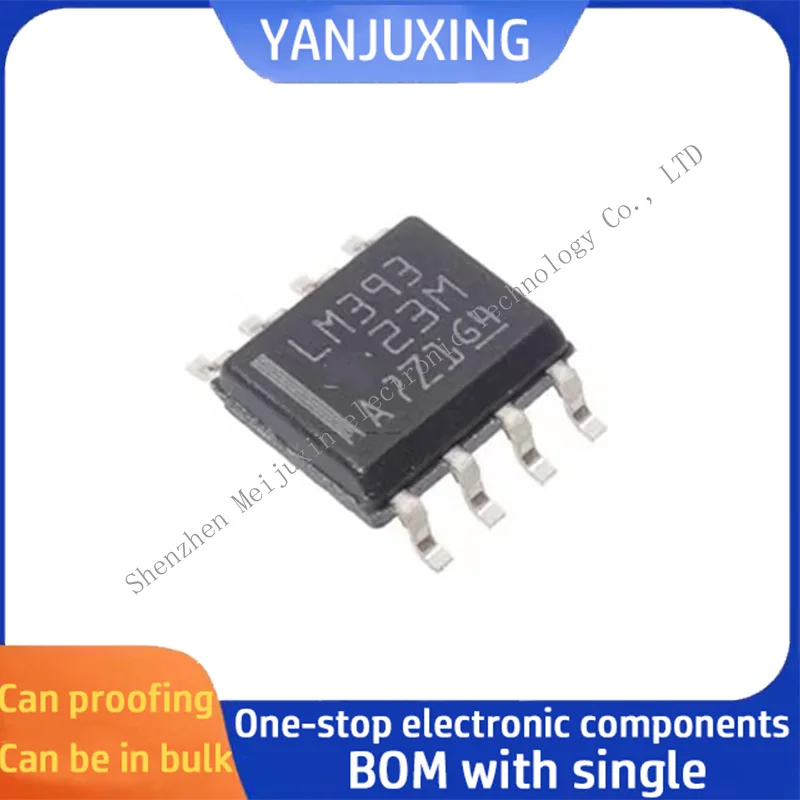 

10PCS/LOT LM393 LM393DR SOP8 Dual voltage comparator chip in stock