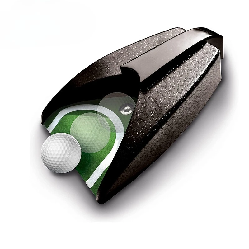 Factory Wholesale Plastic Golf Training Putter Golf Ball Automatic Return Device Automatic Ball Retriever Putting Cup