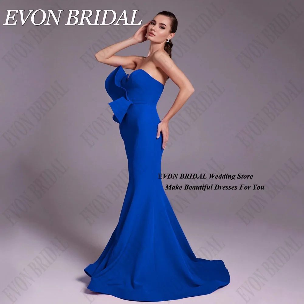 EVON BRIDAL speciale gelegenheid jurk elegante strapless zeemeermin prom jurk mouwloos liefje satijn vestidos de fiesta aangepast Speciale gelegenheden Jurk Elegante Strapless Zeemeermin Prom Jurk Mouwloos Sweetheart S
