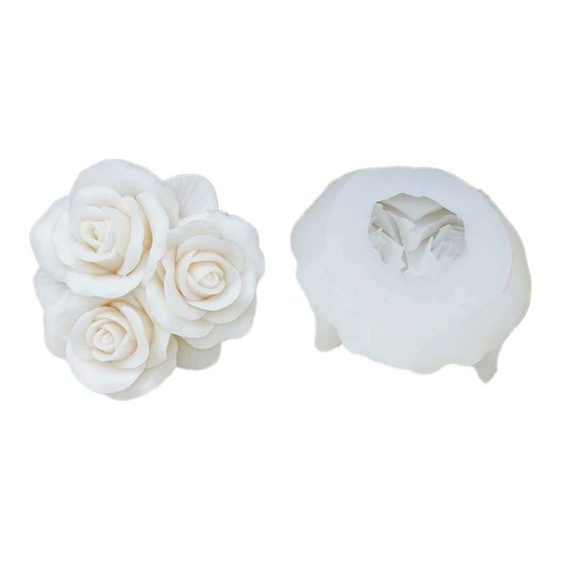 

Stylish Rose Flower Silicone Mold Mould Home Decoration Mold