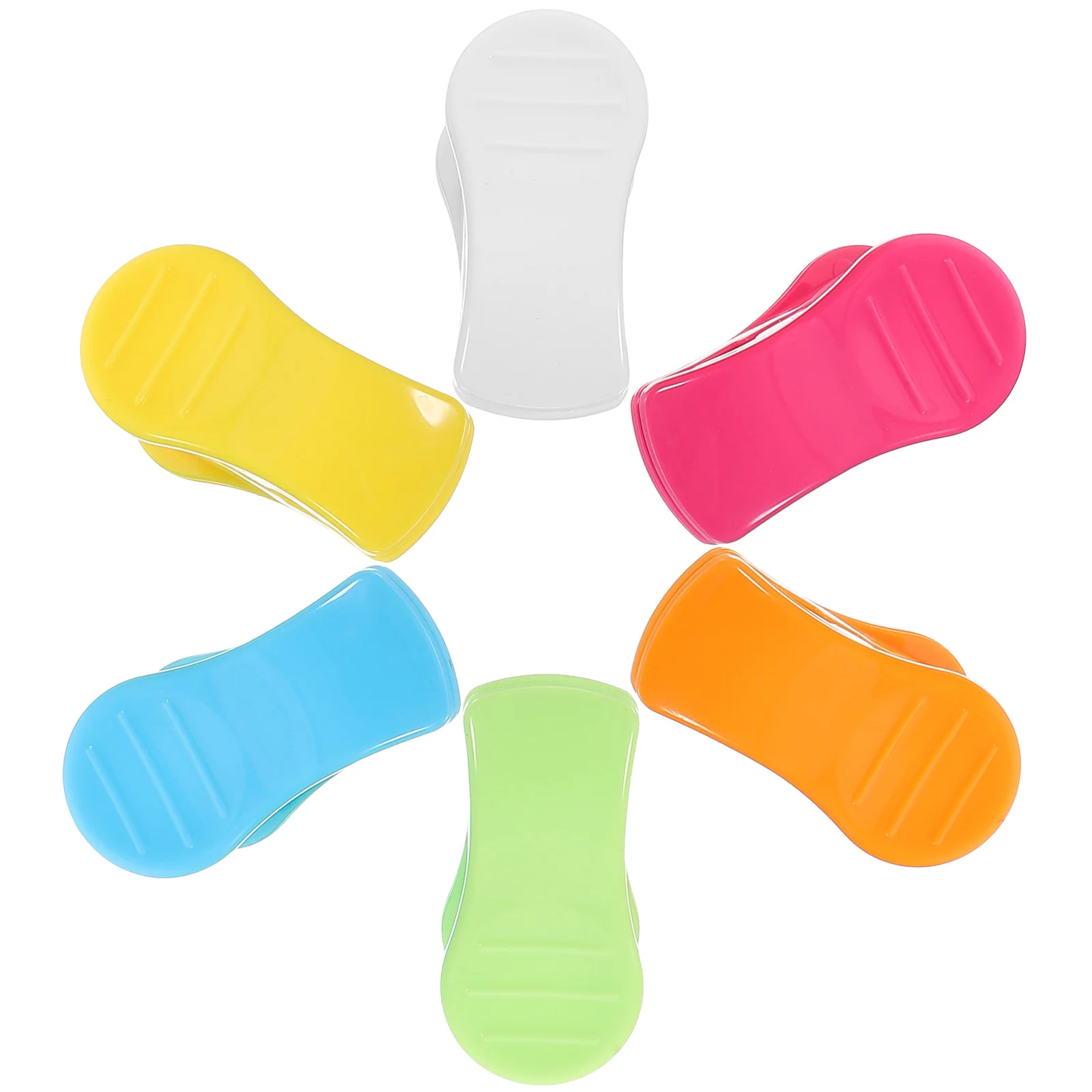 

6 Pcs Windproof Clothes Clips Plastic Clothespins Small Strong Hold Bag Seal Fastener Chip Clip Food Storage Quilt Garment