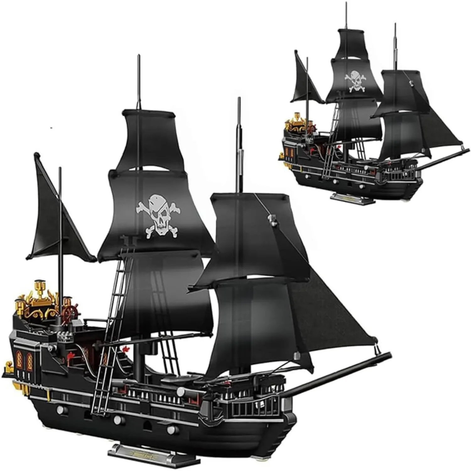 Dieser Modellboot-Bausatz, bestehend aus etwa 1424 ABS-Teilen, eignet sich ideal für kreative Heimdekoration. Montageanleitung ist enthalten, was sie für Modellbau-Enthusiasten geeignet macht. Für