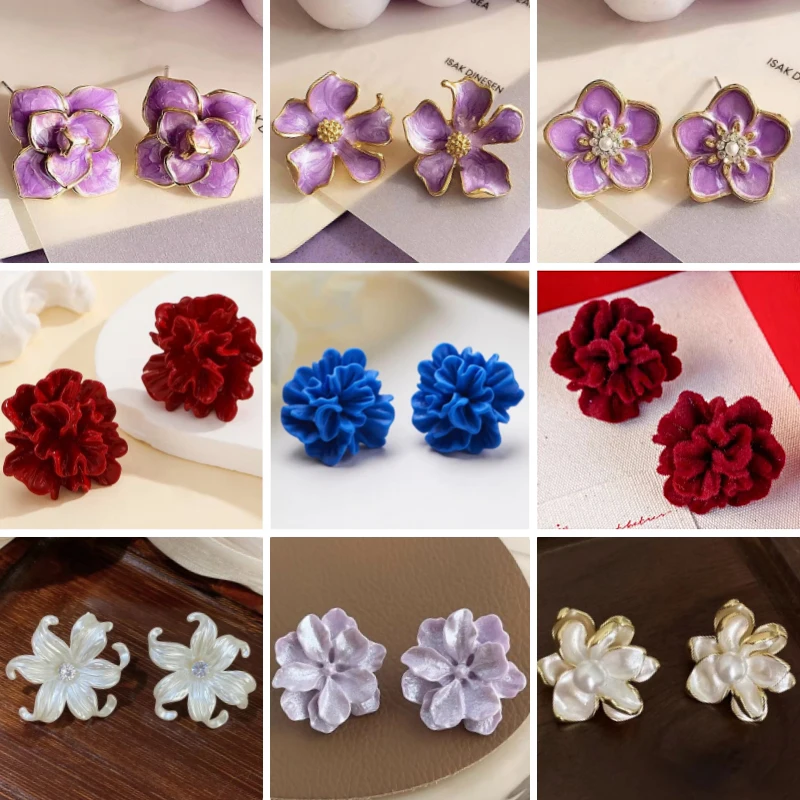 2026-новые-трендовые-висячие-серьги-с-цветком-для-женщин-красочные-эмалированные-цветочные-необычные-серьги-богемные-романтические-украшения-для-ушей-brincos