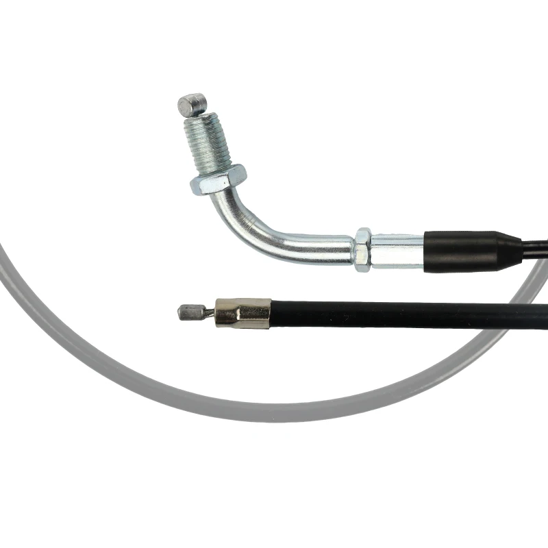 LESQUE Bent Head Gas Throttle Oil Cable For 49cc 50cc 60cc 70cc 80cc Motorcycle Dirt Pit Bike ATV 900mm 1000mm 1080mm 1280mm