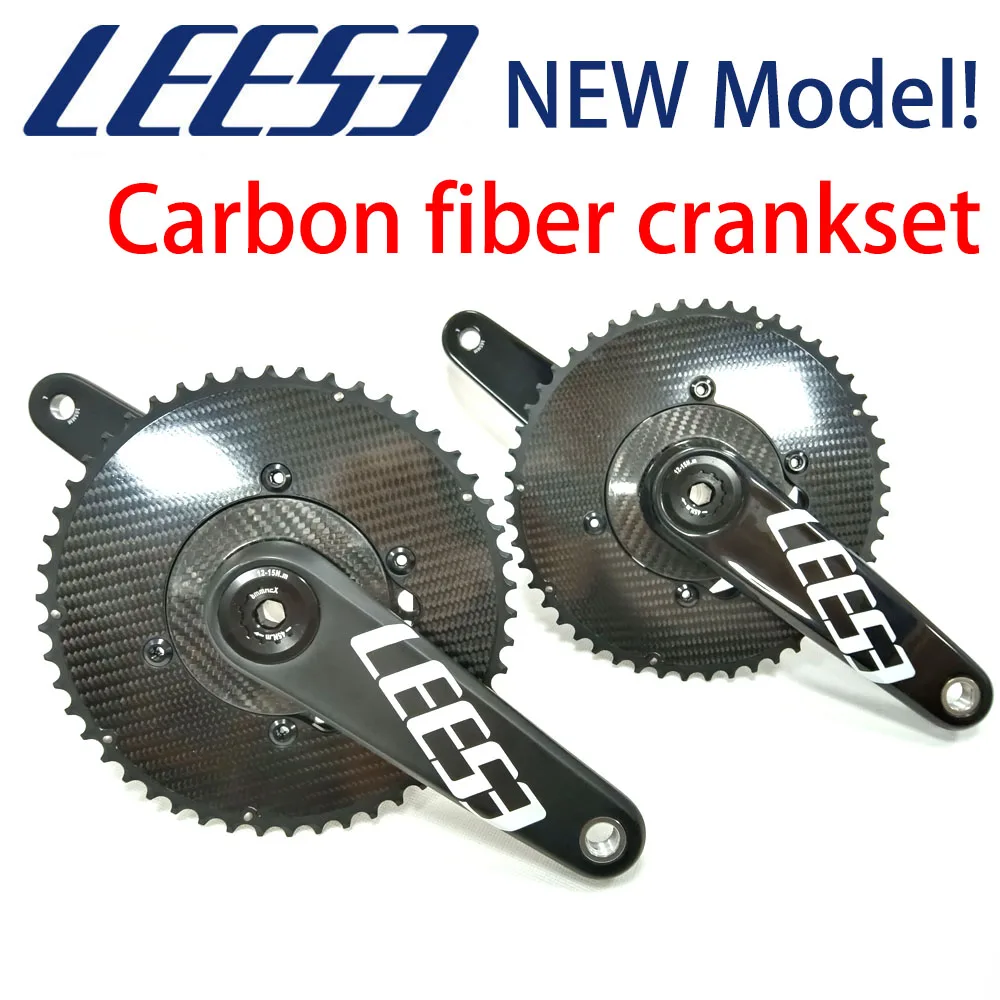 Carbon Fiber Crankset 165mm 170mm for Road Bikes
