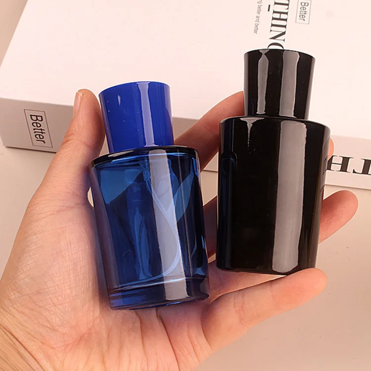 Flacon pulvérisateur de parfum en verre vide de 50 ml, atomiseur de voyage portable haut de gamme pour huile essentielle, récipient de recharge cosmétique