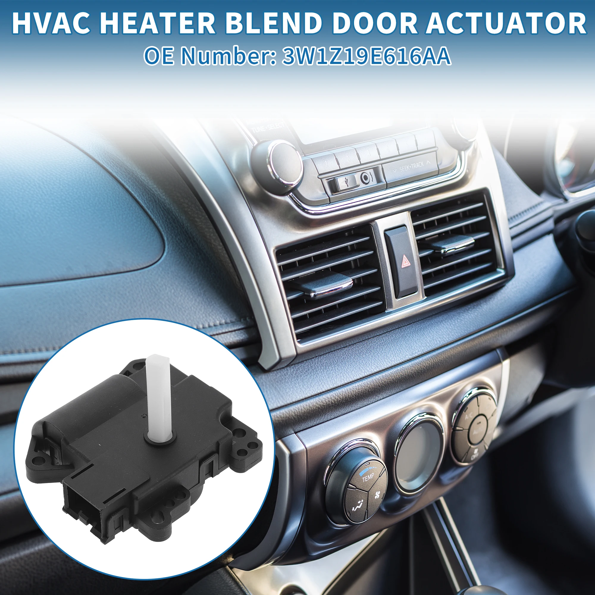 

UXCELL No.3W1Z19E616AA Привод двери смеси обогревателя HVAC для Lincoln Town Car 2003-2007 гг.