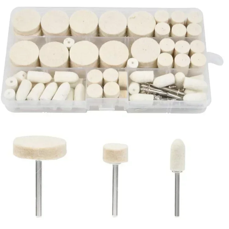 

For Dremel Accessories Rotary Tool 123pc Wool Felt Polishing Wheel Buffing Tool Metal Surface accessory combination