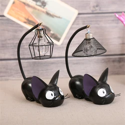 Portátil Rotatable Cat Night Light, Resina Animal, Lâmpada de leitura, Decoração Desktop, Lâmpada LED para casa, Fit para crianças, Student Present