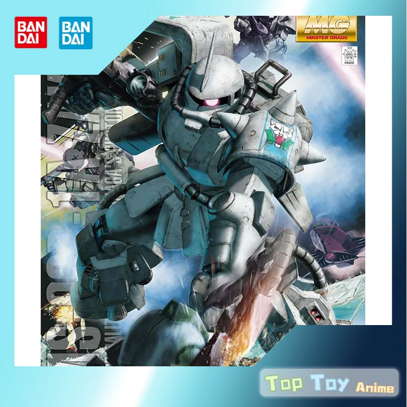 

Hobby Japan Bandai Original GUNDAM MG 1/100 MS-06R-1A ZAKU Ⅱ Anime Action Figure Assembly Model Toys Collectible Model Kit Gifts