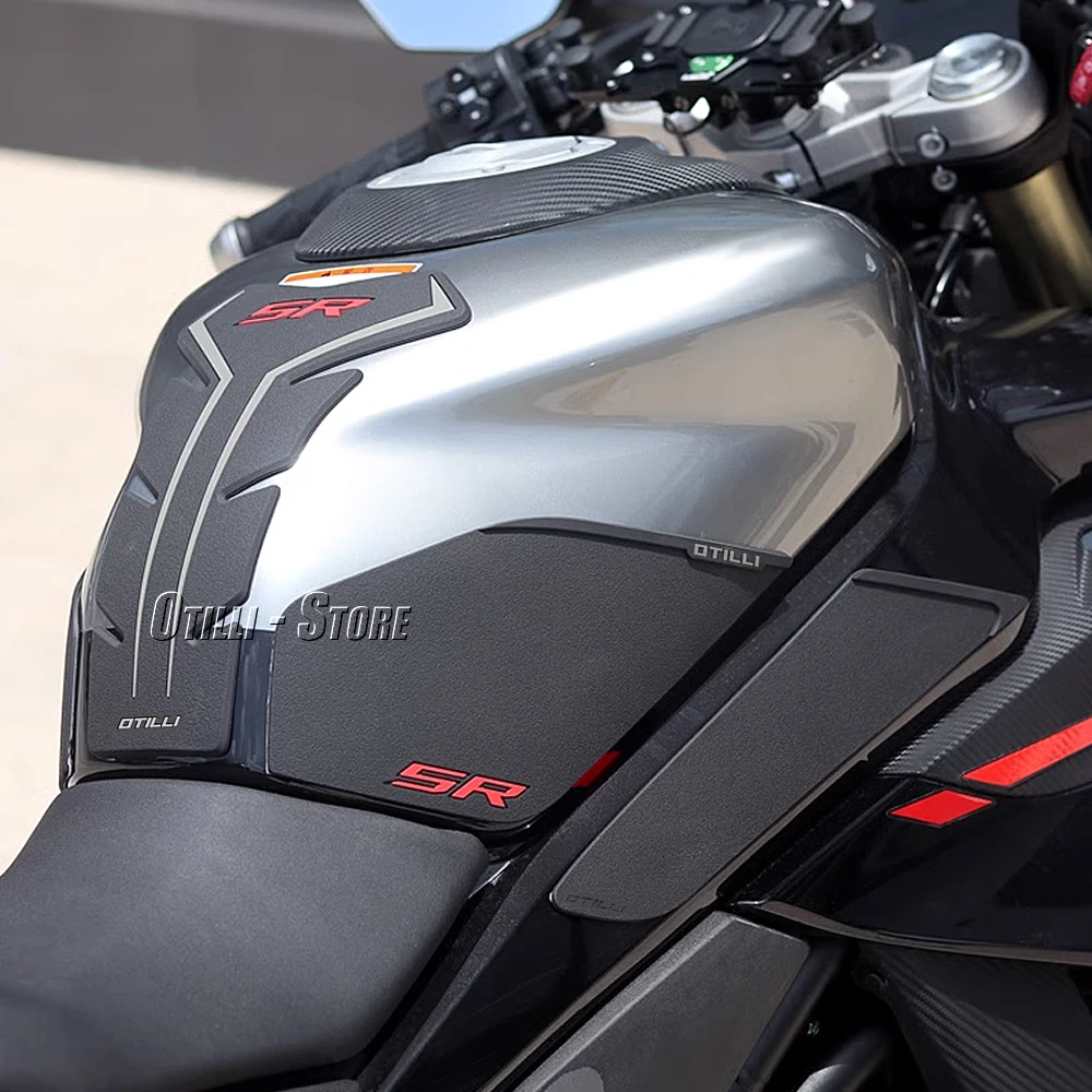 Neue Motorrad Kraftstoff Tank Pads Anti-slip Tankpad Aufkleber Gummi Schutz Aufkleber Für CFMOTO 450 SR 450SR 450sr 450 sr 2022 2023