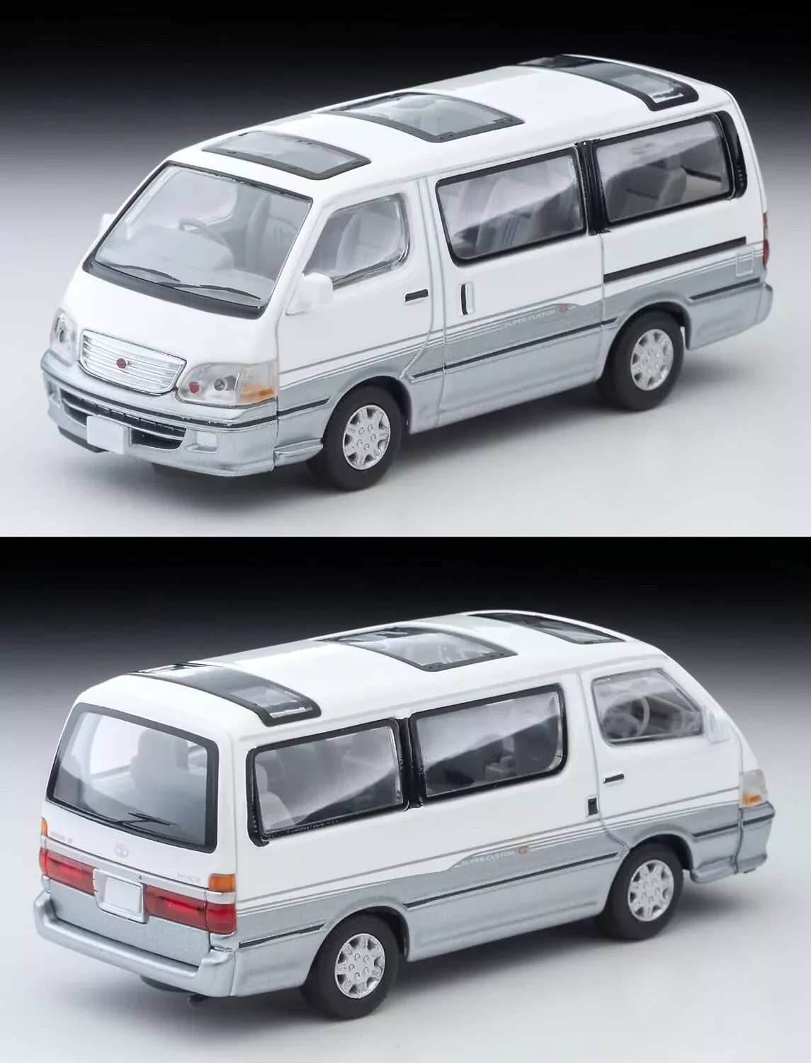 

TOMICA LIMITED VINTAGE NEO 1/64 LV-N216d HIACE WAGON White Silver 2001 Diecast Model Car Collection Limited Edition Hobby Toys