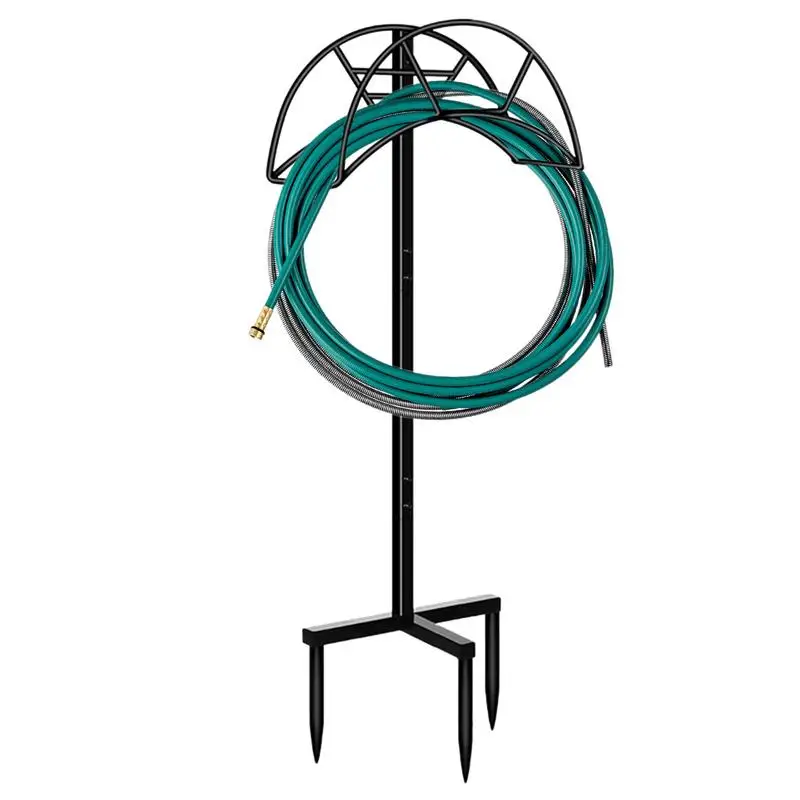 

Garden Water Hose Holder Heavy-duty Garden Hose Organizer Outsides Freestanding Hose Hanger Stand For Organizing Hoses Easily