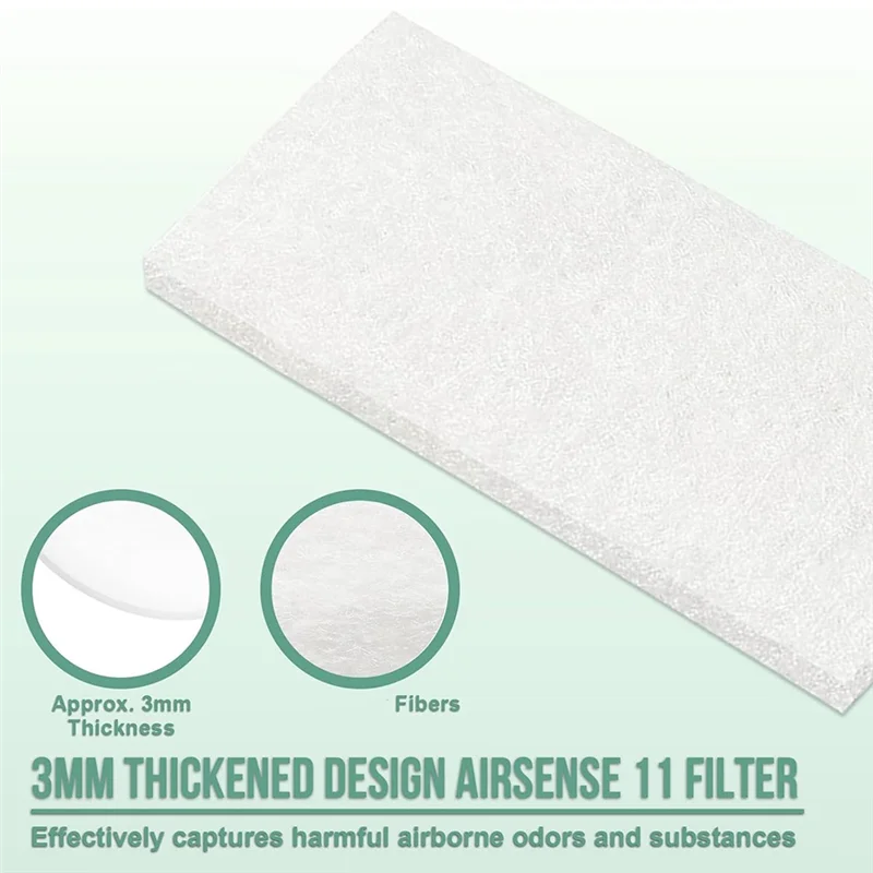 A20F-30 Packs Airsense 11 Filters - 3Mm Thickened Design For Resmed Airsense 11 Machine