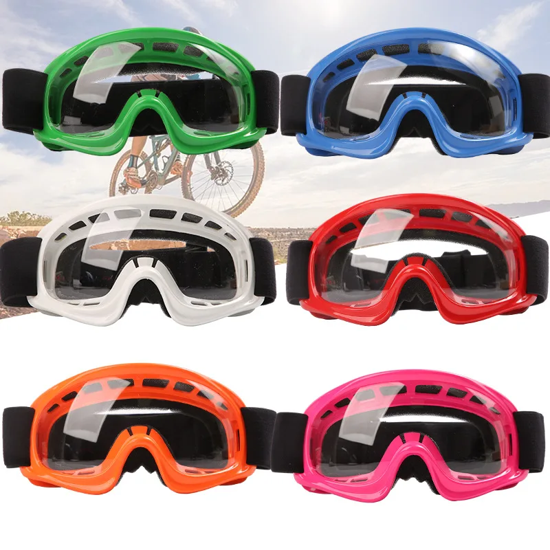 

2025 New Motorcycle Ski Goggles, Windproof Dustproof Anti-Fog, UV400 Protection for Off-Road Riding Skiing, Safety Glasses