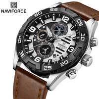 NAVIFORCE Top Brand Original Men Watches Classic Luxury Quartz Wristwatches Waterproof Luminous Chronograph Clock Reloj Hombre