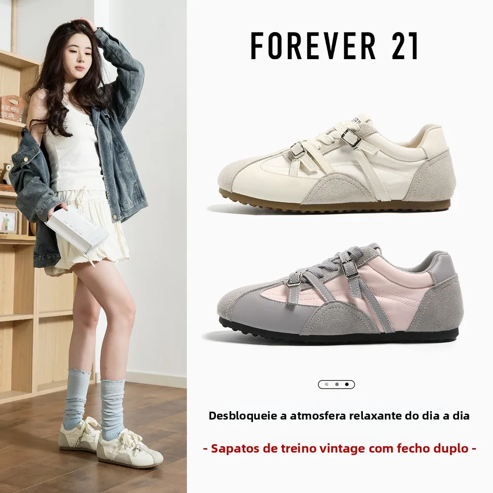 forever21-ballet-style-flat-bottom-casual-women's-dequn-shoes-retro-design-versatile-comfortable-low-cut-round-toe-sneakers