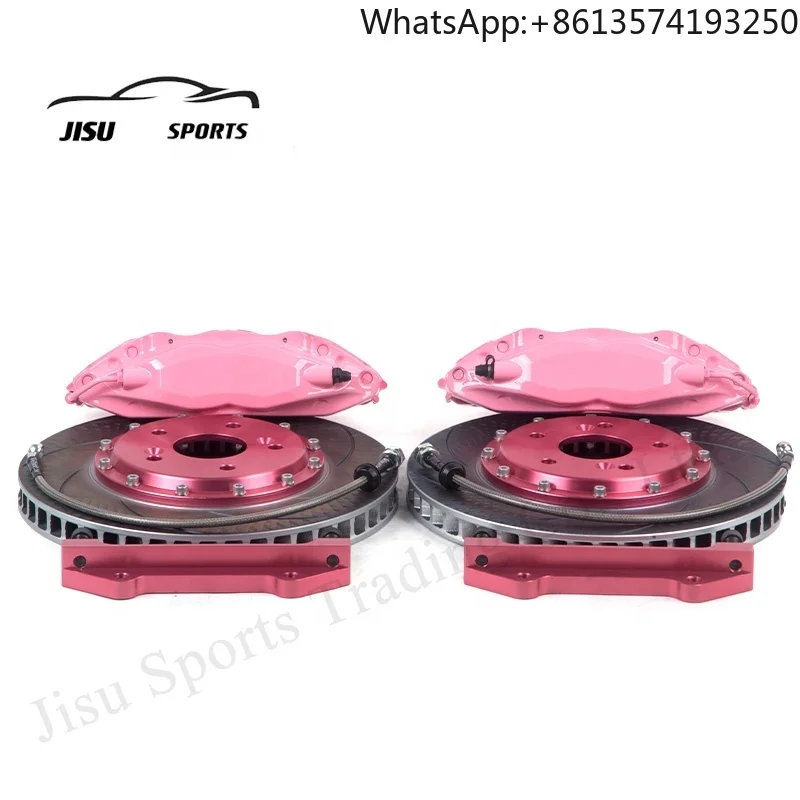 

For Factory Price F50 4 Piston Caliper car brake Kit 355mm Disc 17 Inch Front Wheel For Toyota Lc200 Lc300 hilux corolla Kia K5
