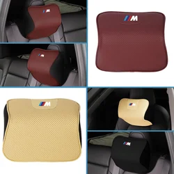 Car Headrest Neck Pillow Protector Cushion for BMW M Performance E46 E90 E60 F30 E39 F10 E87 E36 F20 Auto Interior Accessories