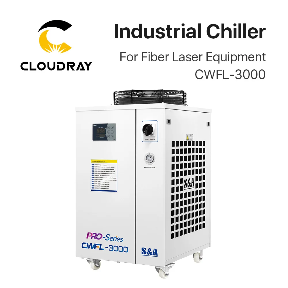 Cloudray S&A CWFL-3000 Industry Air Water Chiller for Fiber Laser Engraving Cutting Machine