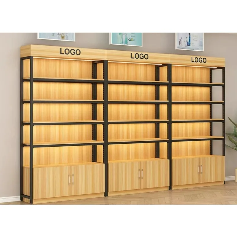 Display Cabinet Shelf Stationery Display Rack Supermarket Storage Rack Adjustable Multi-layer Locker