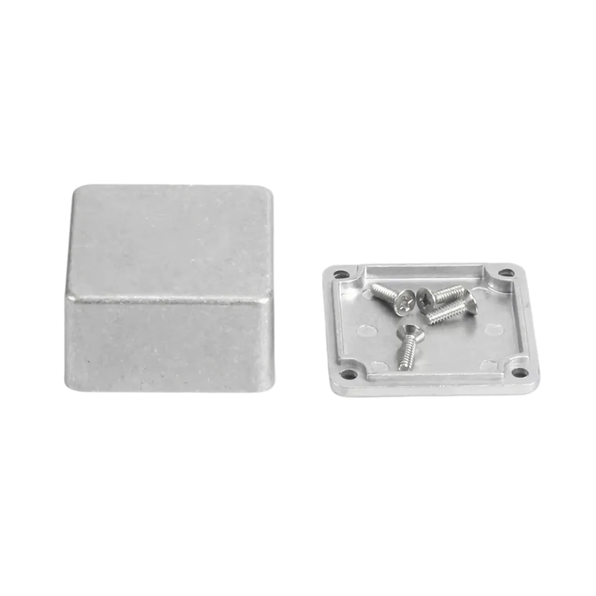 B13C10PCS 1590LB Guitar Effect Pedal Enclosure Diecast Metal Aluminum Stomp Box 1.99x1.99x1.22 Inches