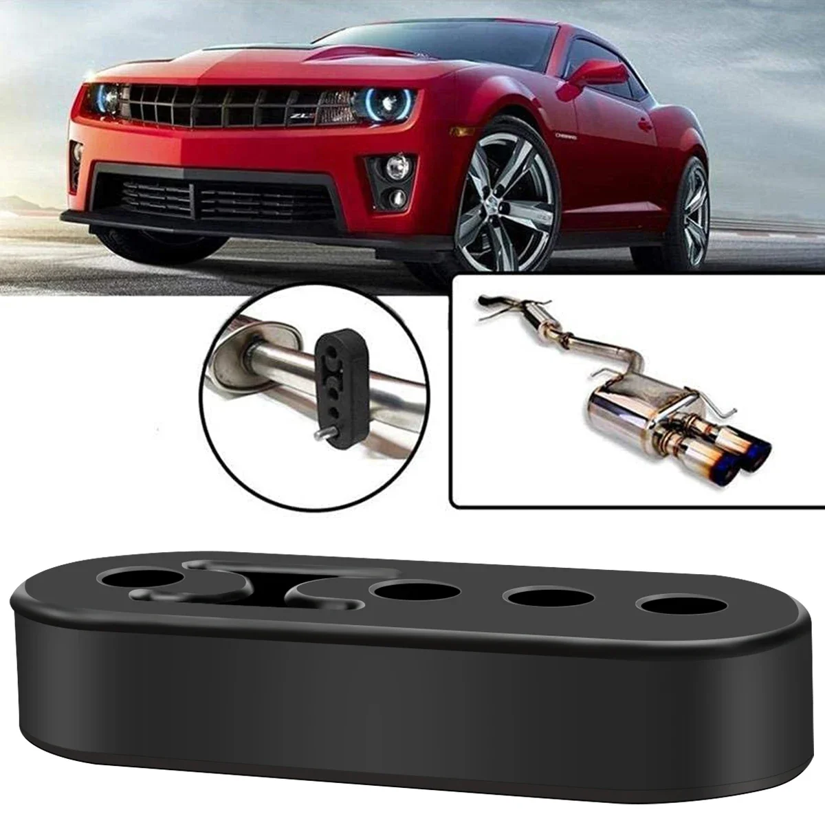 4 stücke Universal Auto auspuffrohr Halterungen Aufhänger Isolator polyurethan Aufhänger liner halterung 4 Löcher Schalldämpfer Aufhänger