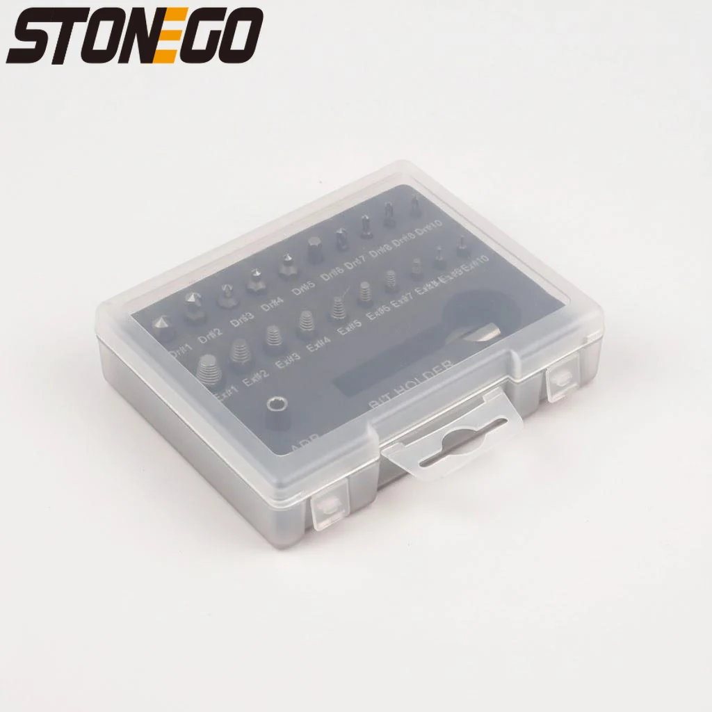 

22PCS Screw Extractor Drill Bit Set for Stripped Broken Screws Bolt Removal Tool Kit Disassemble Demolish Screw Removal