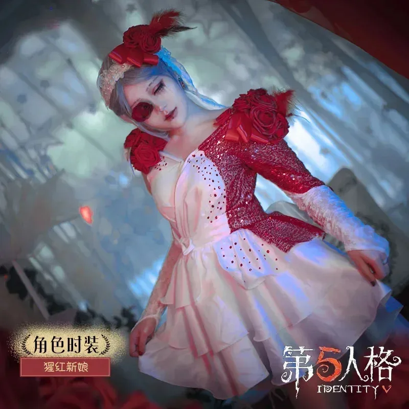 

Game Identity V Red Blood Bride Perfumer Vera Nair Cosplay Costume Women Fancy Dress Halloween Christmas Party Outfits Uniform